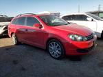 2012 Volkswagen Jetta Tdi Red vin: 3VWPL7AJ4CM707879