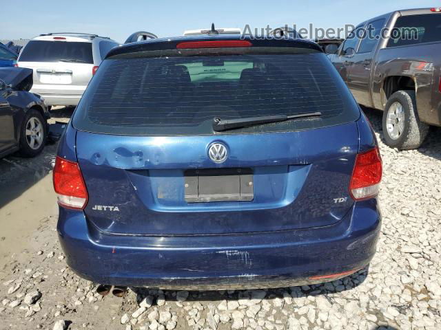 2012 Volkswagen Jetta Tdi Blue vin: 3VWPL7AJ4CM712905