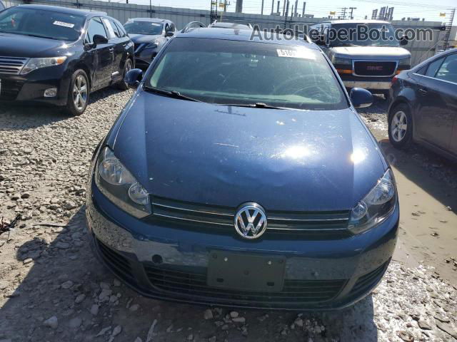 2012 Volkswagen Jetta Tdi Blue vin: 3VWPL7AJ4CM712905