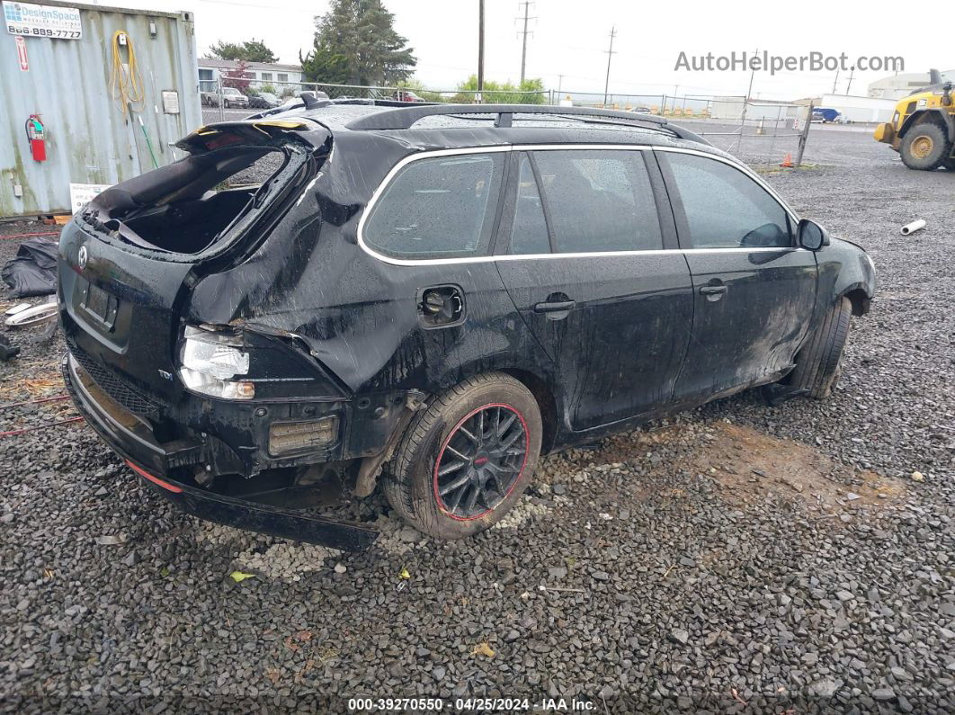 2013 Volkswagen Jetta Sportwagen 2.0l Tdi Black vin: 3VWPL7AJ4DM628763