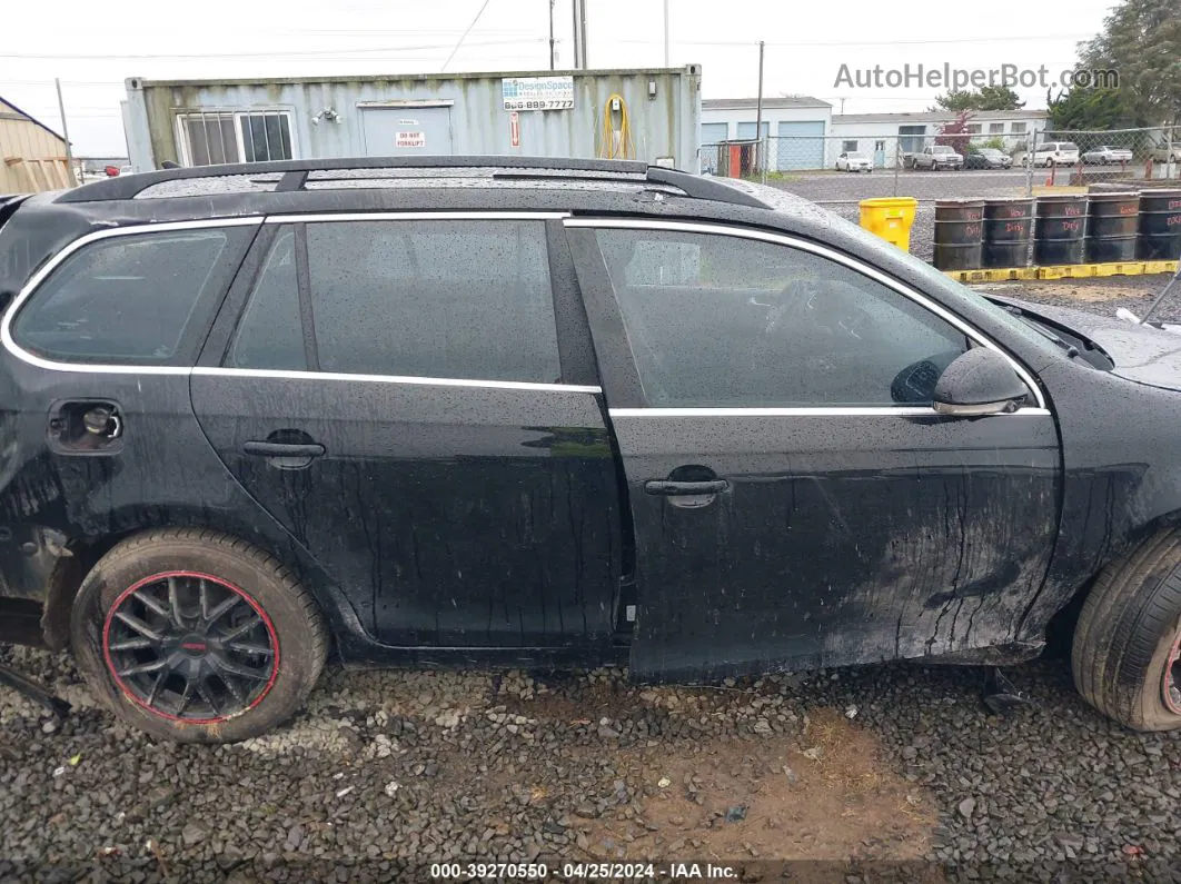 2013 Volkswagen Jetta Sportwagen 2.0l Tdi Black vin: 3VWPL7AJ4DM628763