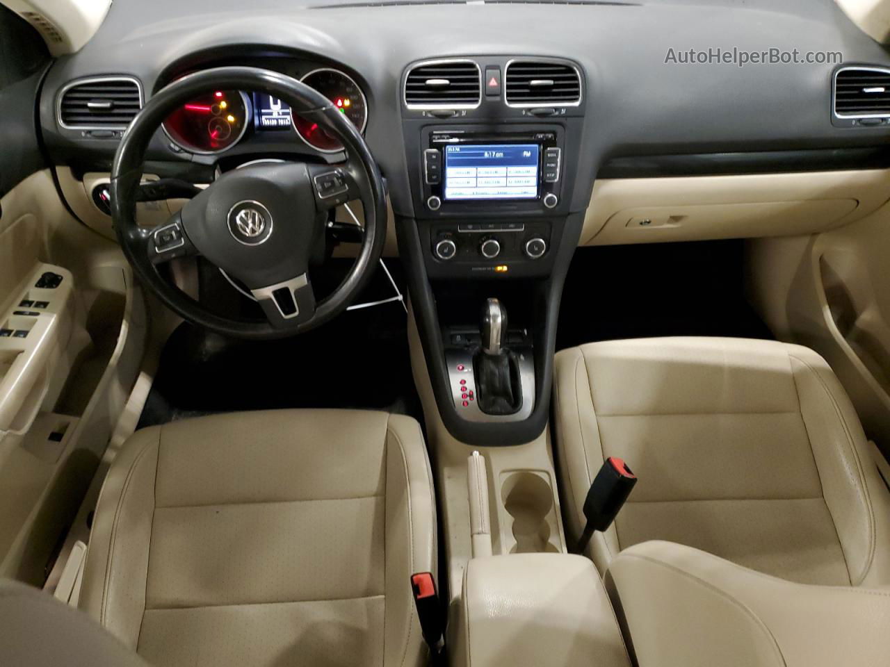 2013 Volkswagen Jetta Tdi Белый vin: 3VWPL7AJ4DM671516