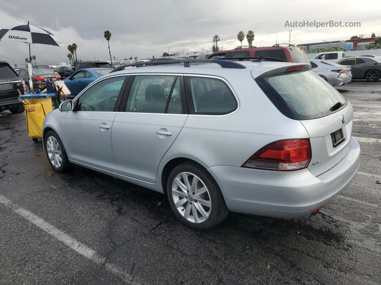 2013 Volkswagen Jetta Tdi Silver vin: 3VWPL7AJ4DM690681