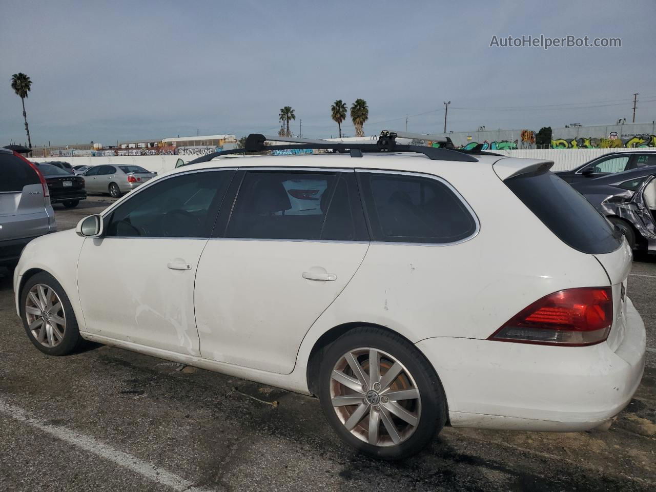 2011 Volkswagen Jetta Tdi White vin: 3VWPL7AJ5BM604727