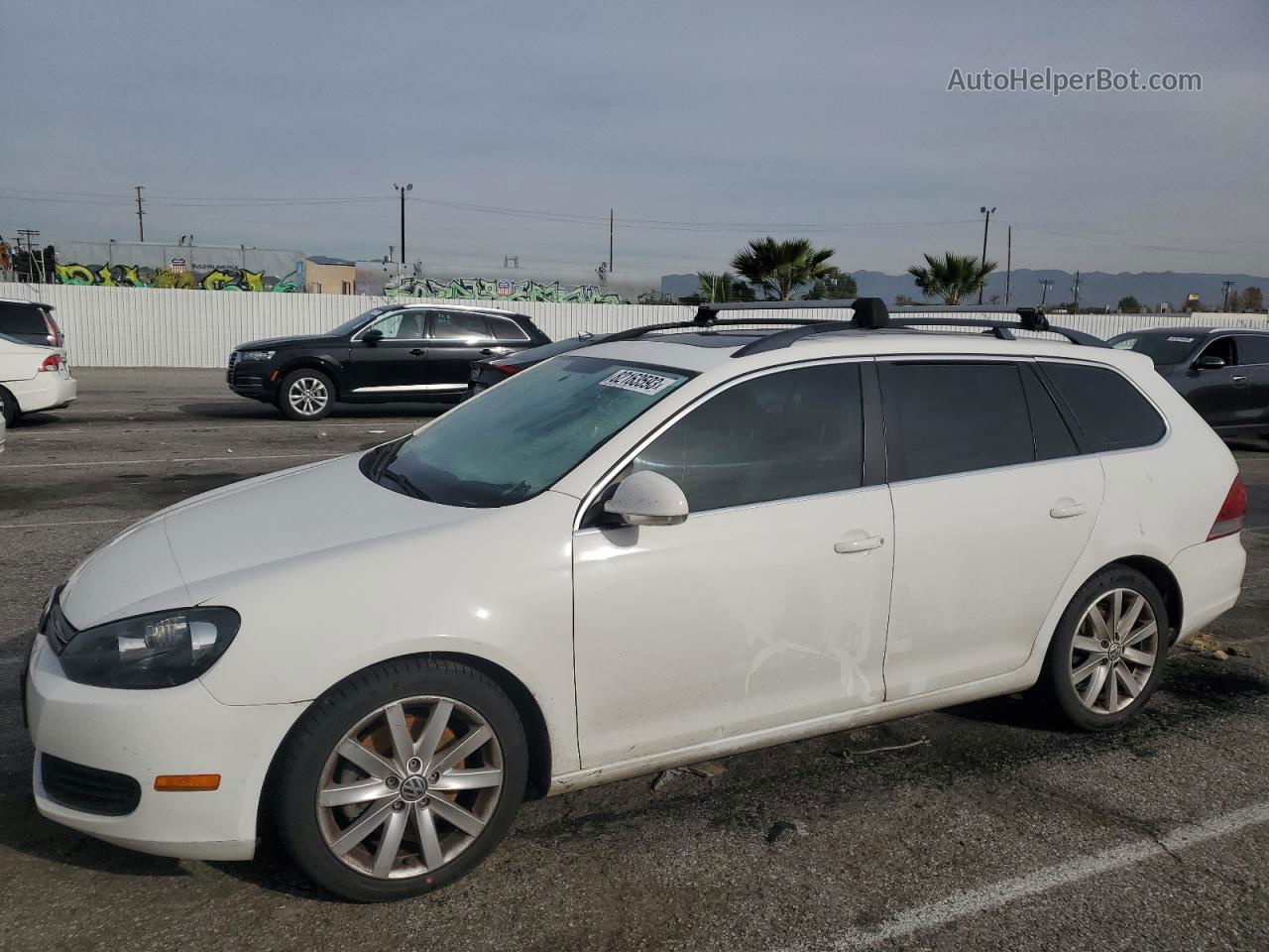 2011 Volkswagen Jetta Tdi White vin: 3VWPL7AJ5BM604727