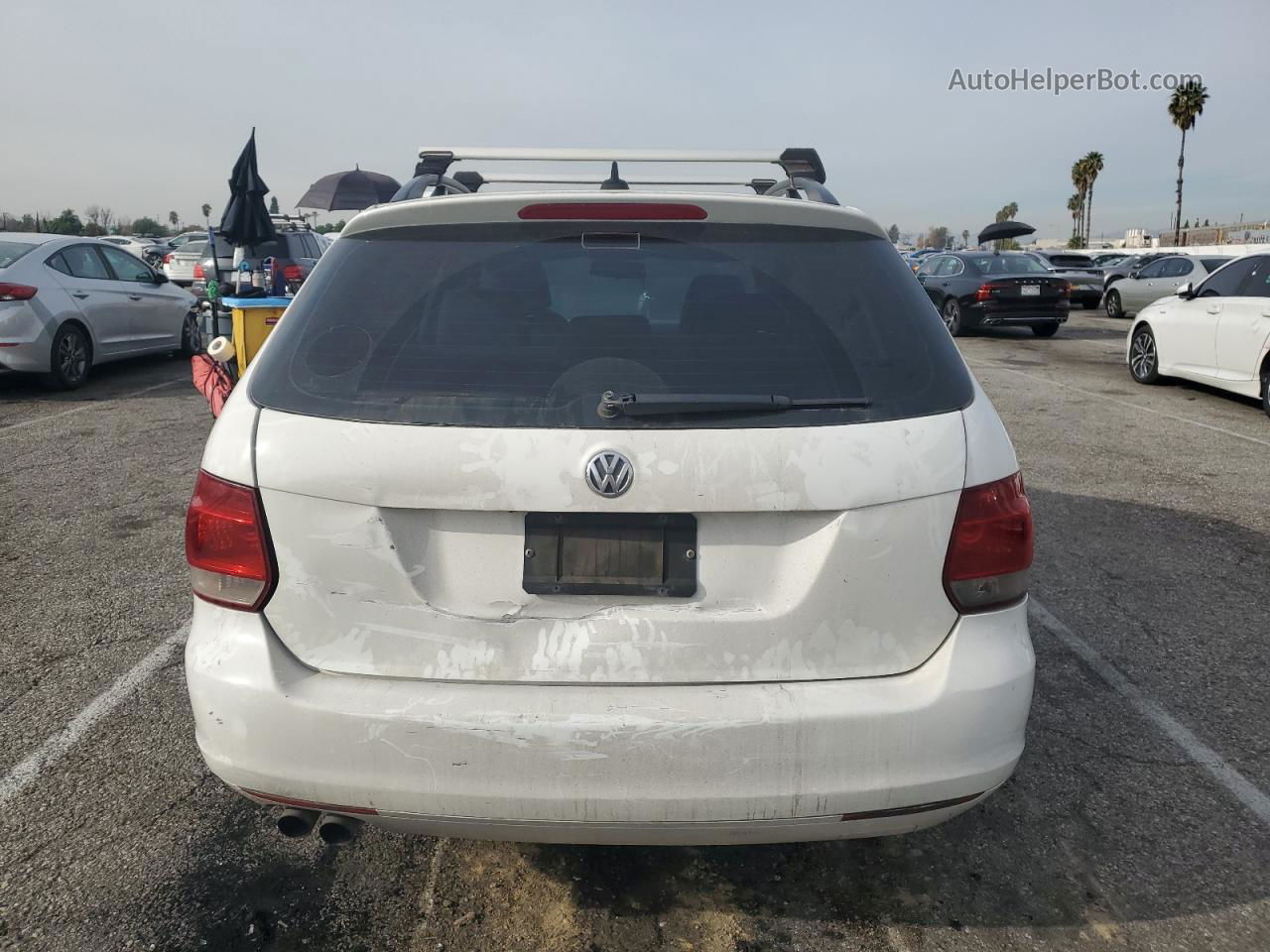 2011 Volkswagen Jetta Tdi White vin: 3VWPL7AJ5BM604727