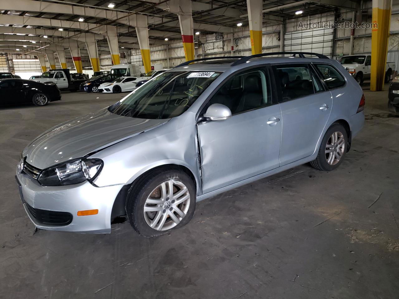 2011 Volkswagen Jetta Tdi Silver vin: 3VWPL7AJ5BM650140