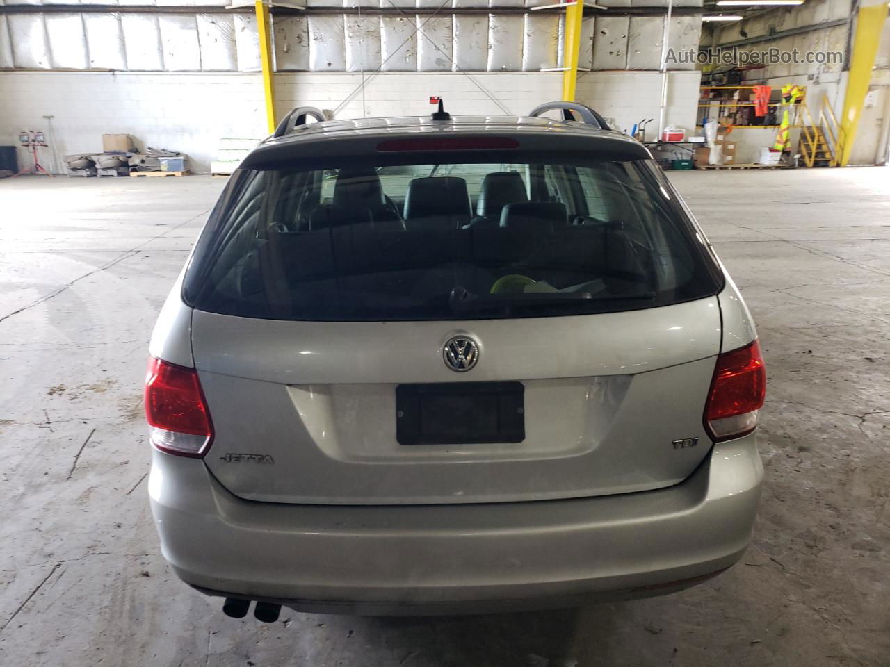 2011 Volkswagen Jetta Tdi Silver vin: 3VWPL7AJ5BM650140