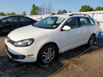 2011 Volkswagen Jetta Tdi White vin: 3VWPL7AJ5BM658335