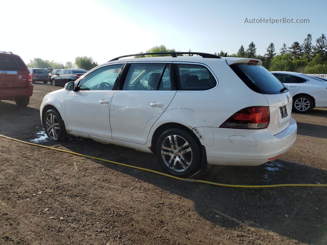 2011 Volkswagen Jetta Tdi White vin: 3VWPL7AJ5BM658335