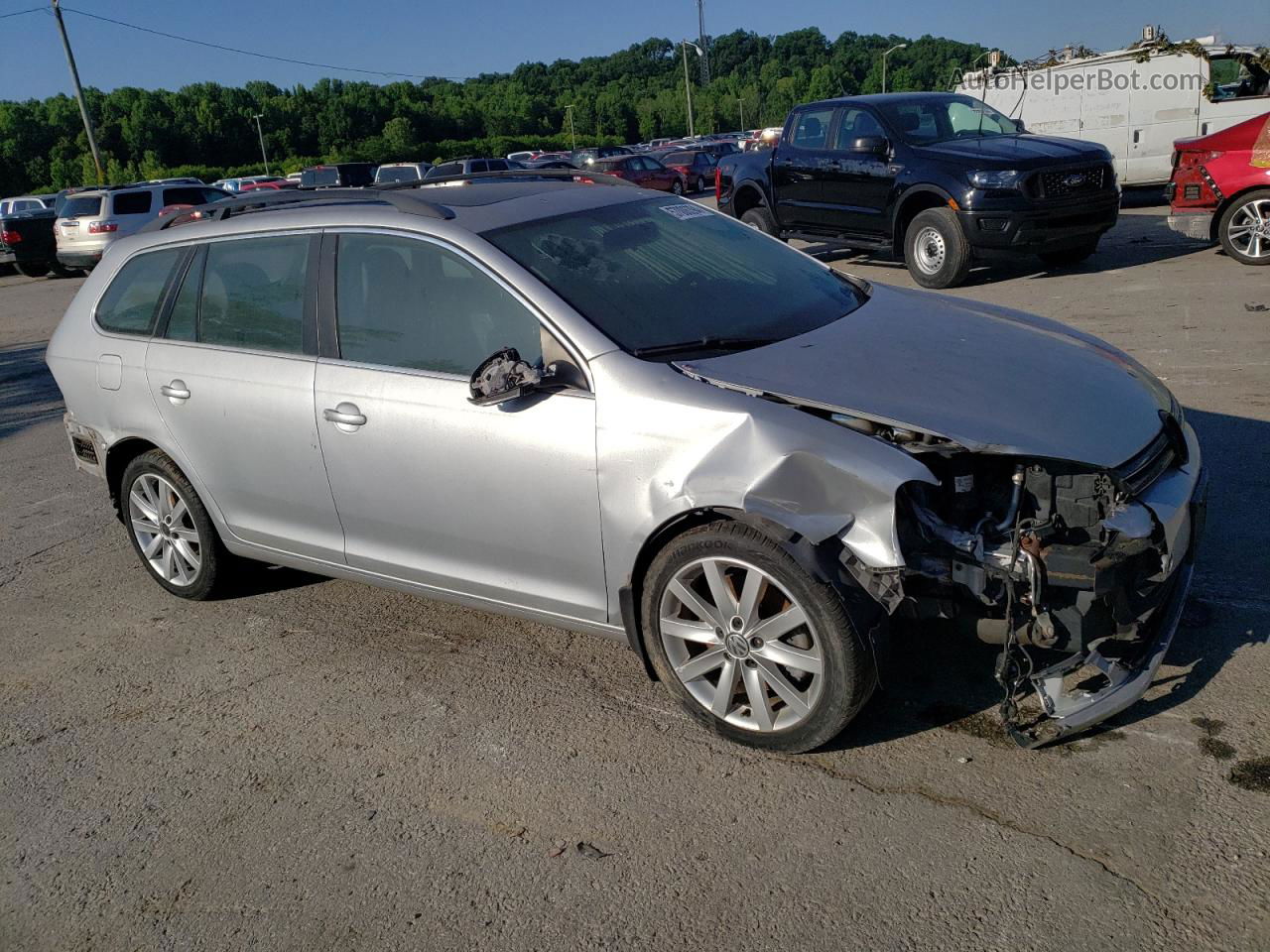 2012 Volkswagen Jetta Tdi Silver vin: 3VWPL7AJ5CM639320