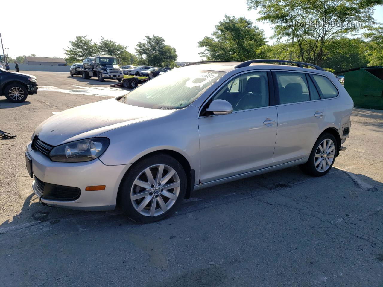 2012 Volkswagen Jetta Tdi Silver vin: 3VWPL7AJ5CM639320