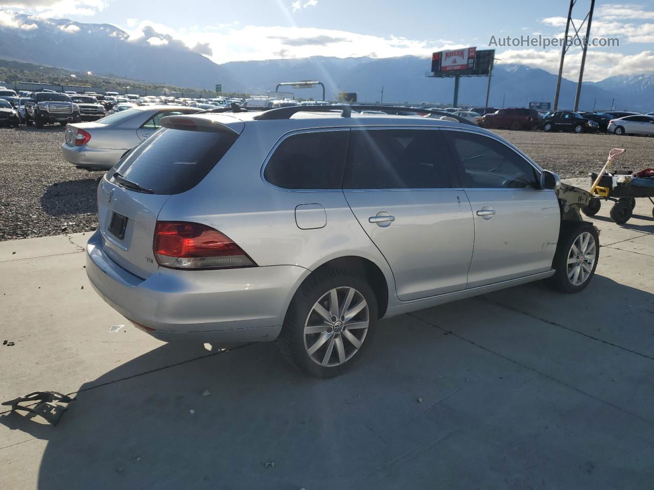 2012 Volkswagen Jetta Tdi Silver vin: 3VWPL7AJ5CM645991