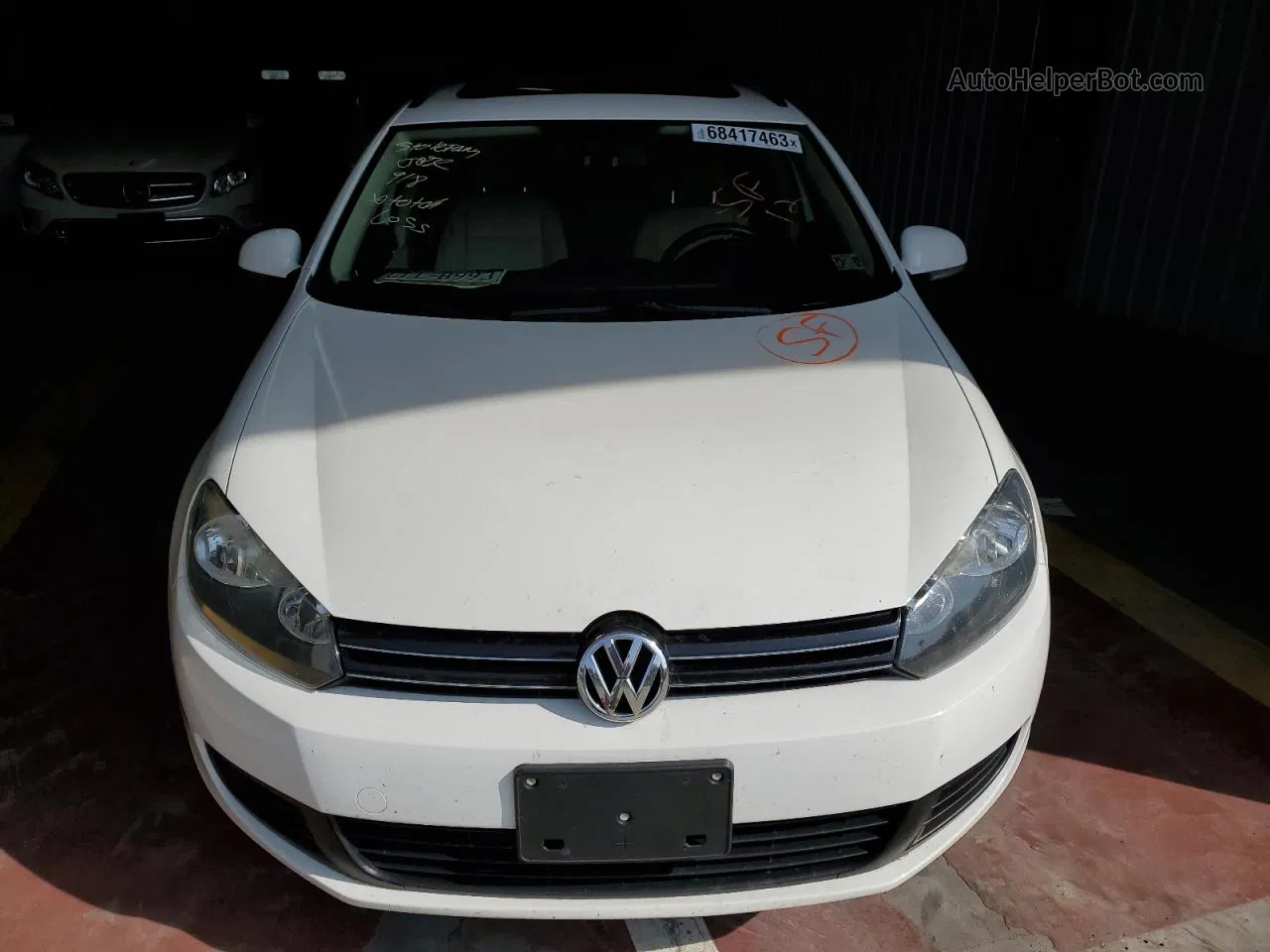 2012 Volkswagen Jetta Tdi White vin: 3VWPL7AJ5CM676044