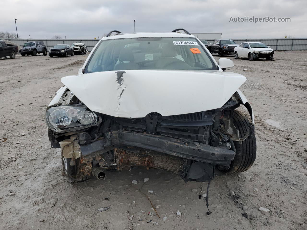 2012 Volkswagen Jetta Tdi White vin: 3VWPL7AJ5CM692163