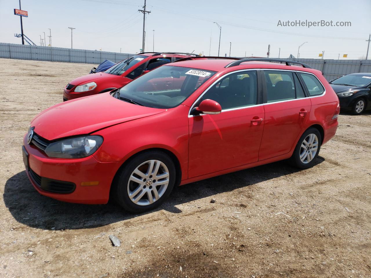 2012 Volkswagen Jetta Tdi Red vin: 3VWPL7AJ5CM701024