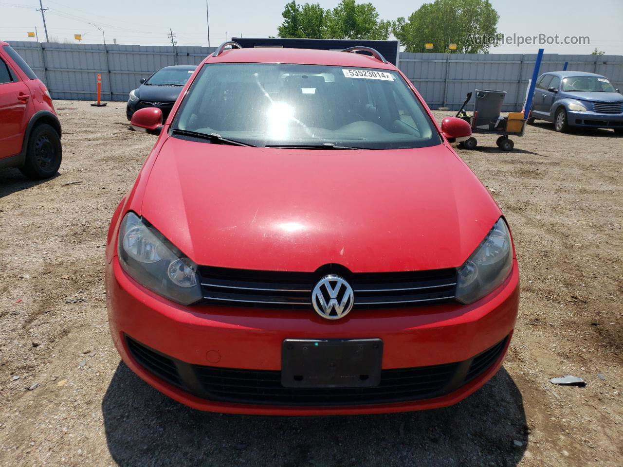 2012 Volkswagen Jetta Tdi Red vin: 3VWPL7AJ5CM701024