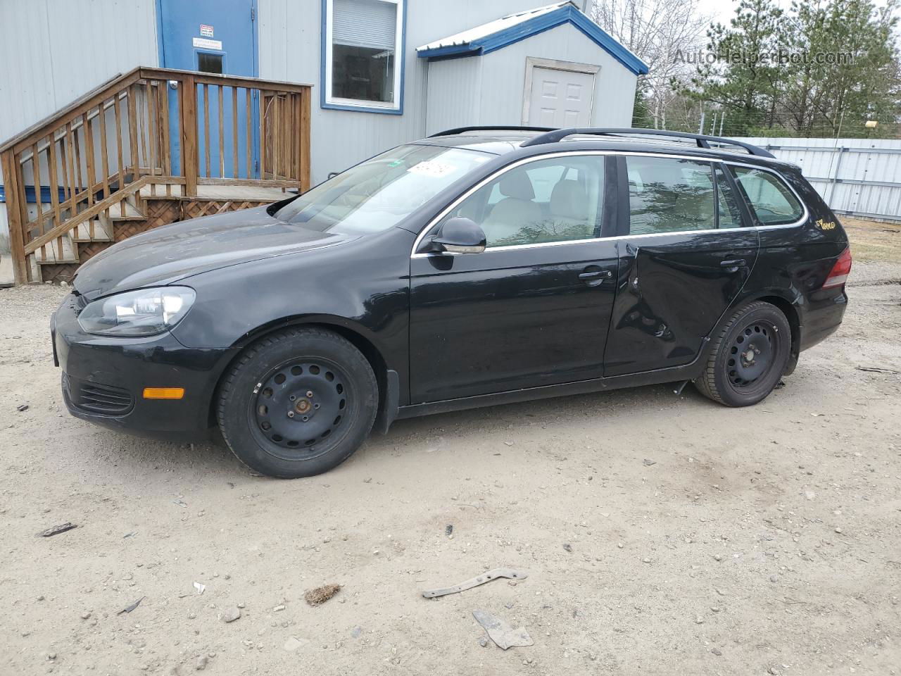 2012 Volkswagen Jetta Tdi Black vin: 3VWPL7AJ5CM713917