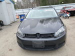 2012 Volkswagen Jetta Tdi Black vin: 3VWPL7AJ5CM713917