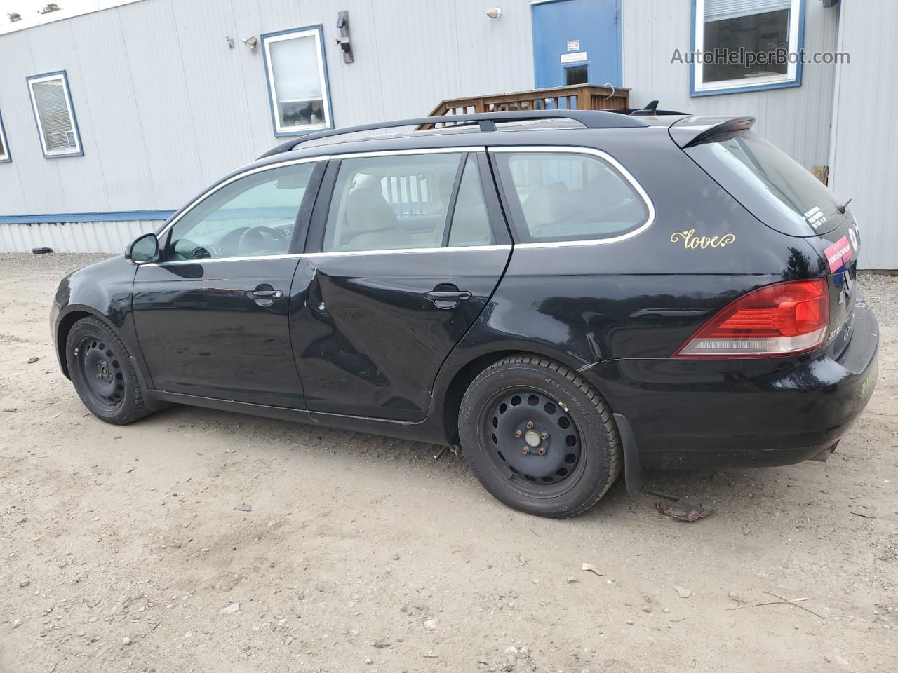 2012 Volkswagen Jetta Tdi Black vin: 3VWPL7AJ5CM713917