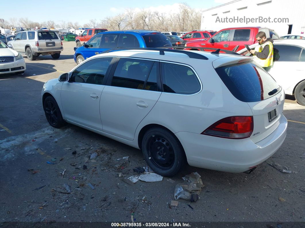 2013 Volkswagen Jetta Sportwagen 2.0l Tdi White vin: 3VWPL7AJ5DM668950