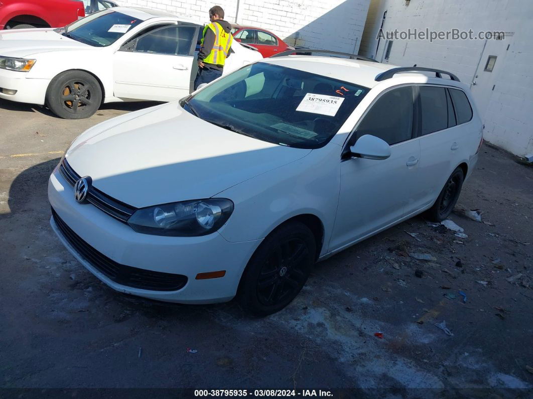 2013 Volkswagen Jetta Sportwagen 2.0l Tdi White vin: 3VWPL7AJ5DM668950