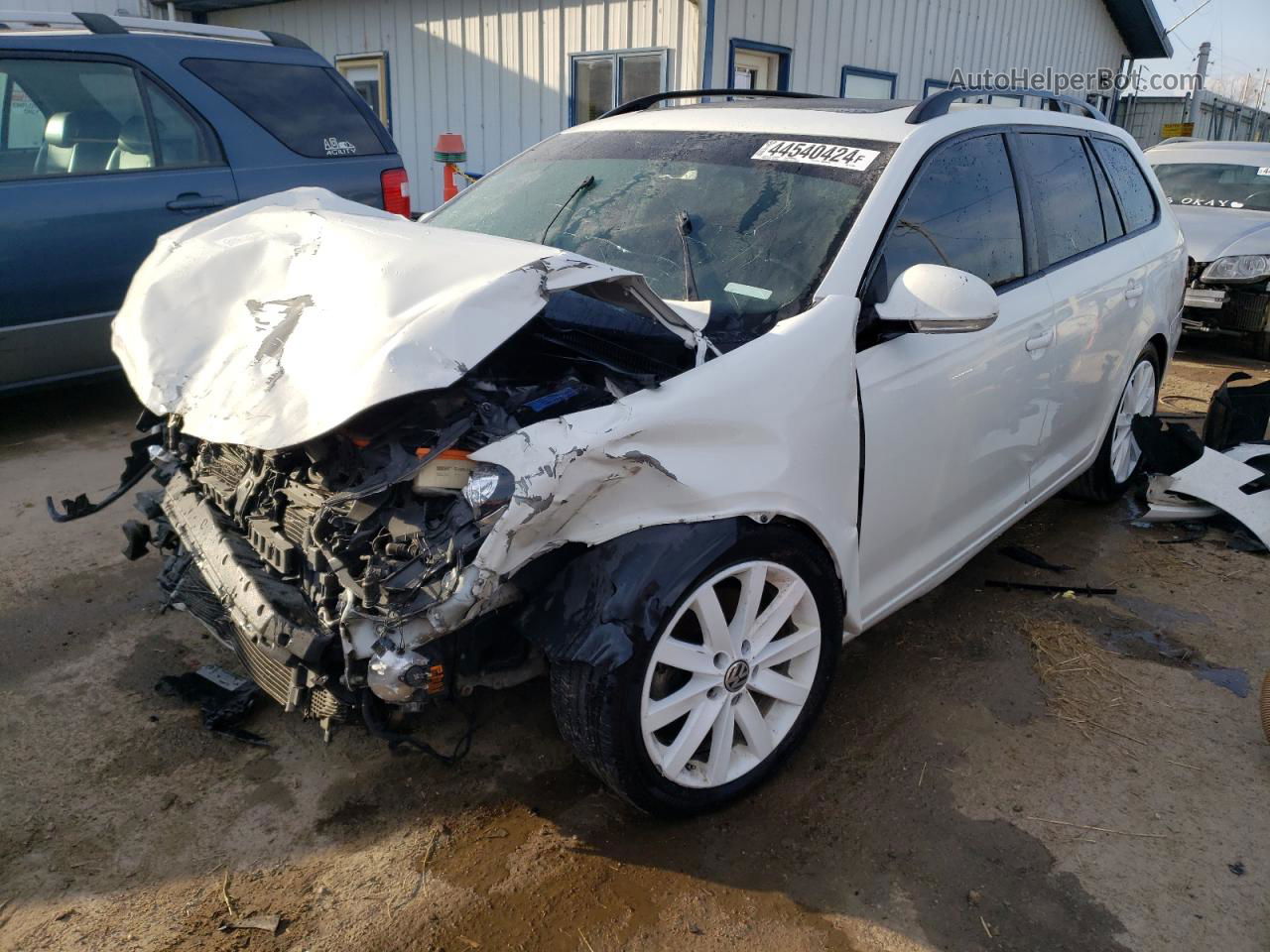 2013 Volkswagen Jetta Tdi White vin: 3VWPL7AJ5DM677535