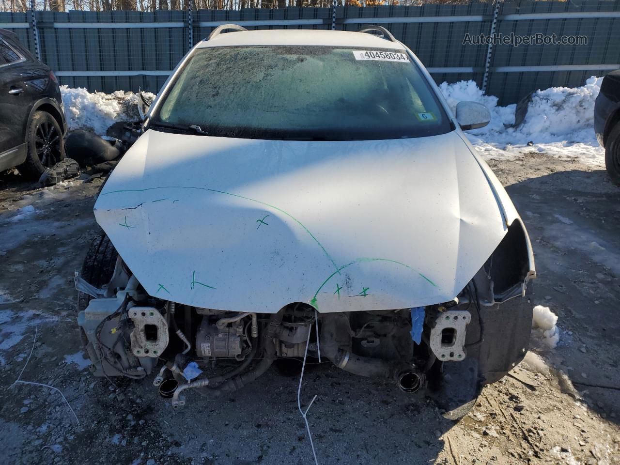 2013 Volkswagen Jetta Tdi White vin: 3VWPL7AJ5DM685196