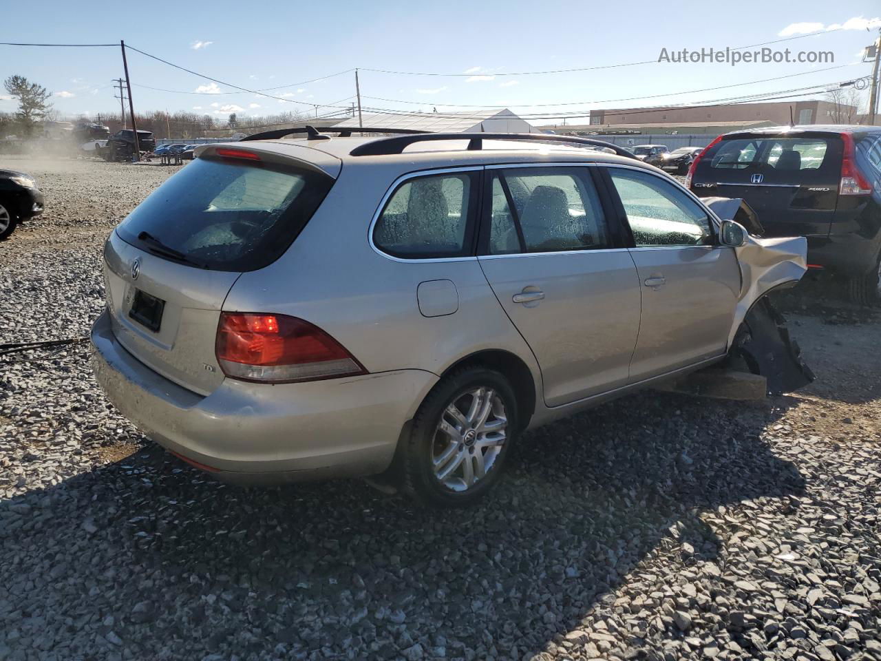 2013 Volkswagen Jetta Tdi Beige vin: 3VWPL7AJ5DM691385