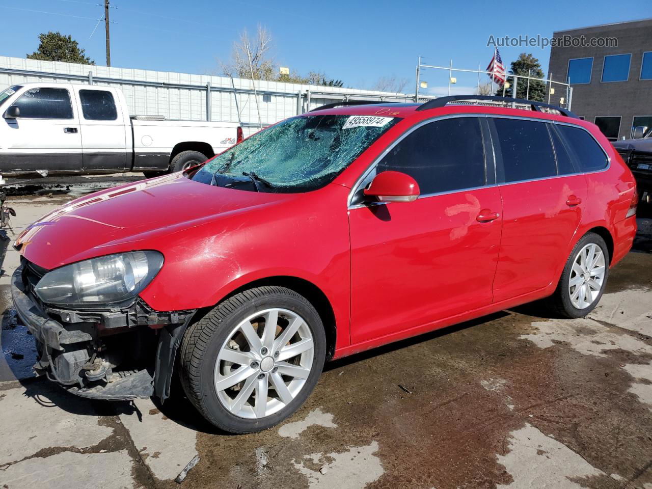 2011 Volkswagen Jetta Tdi Red vin: 3VWPL7AJ6BM653113