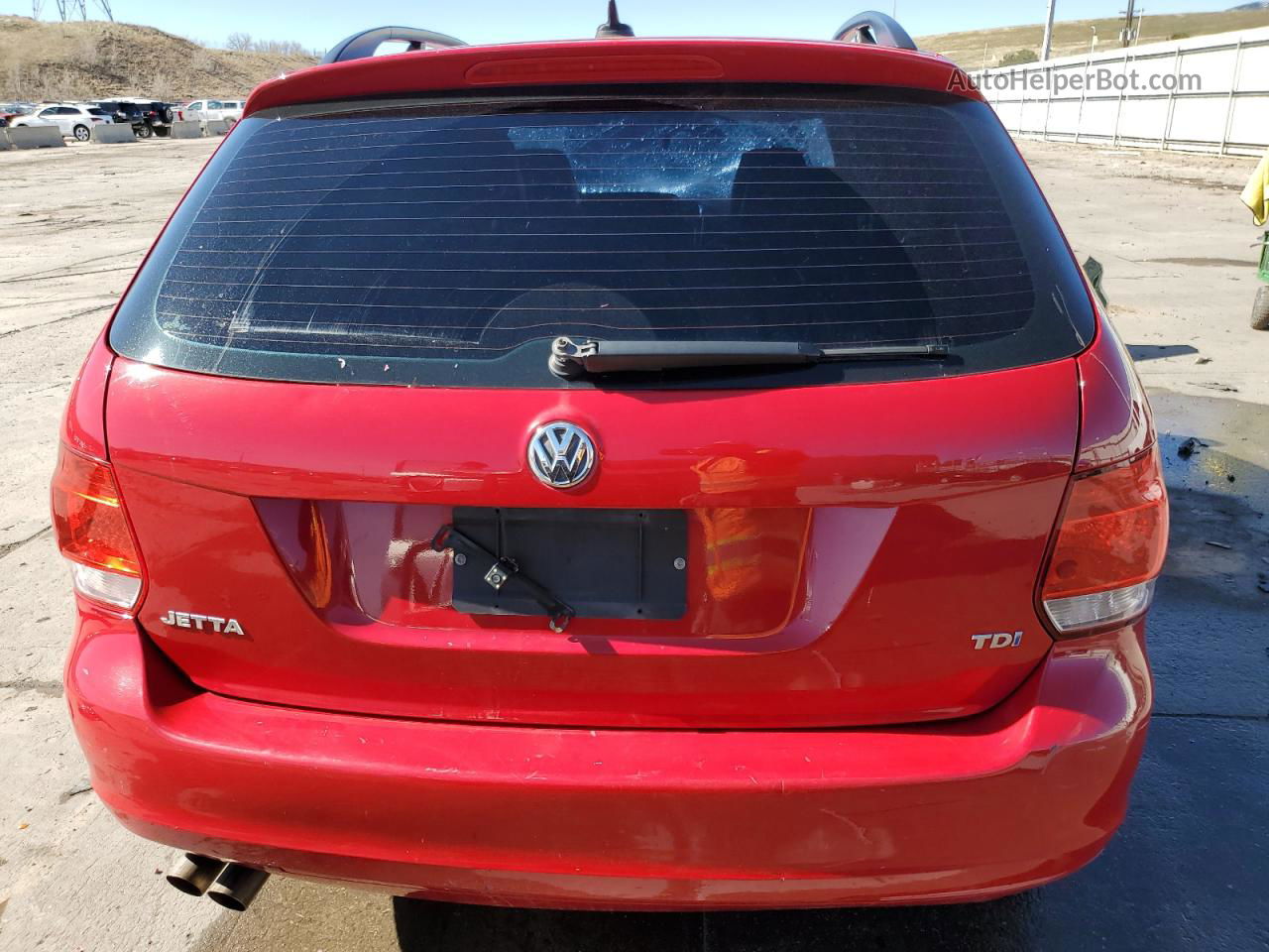 2011 Volkswagen Jetta Tdi Red vin: 3VWPL7AJ6BM653113