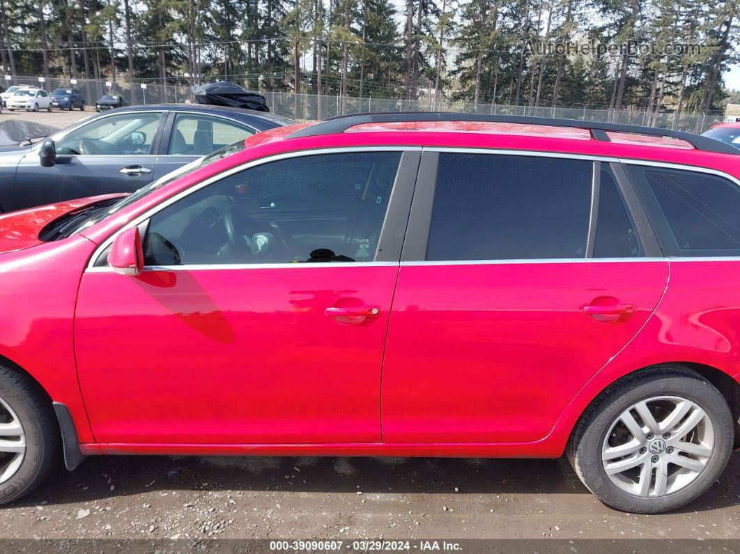 2012 Volkswagen Jetta Sportwagen 2.0l Tdi Red vin: 3VWPL7AJ6CM675744