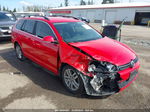 2012 Volkswagen Jetta Sportwagen 2.0l Tdi Red vin: 3VWPL7AJ6CM675744