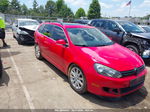 2012 Volkswagen Jetta Sportwagen 2.0l Tdi Red vin: 3VWPL7AJ6CM698070