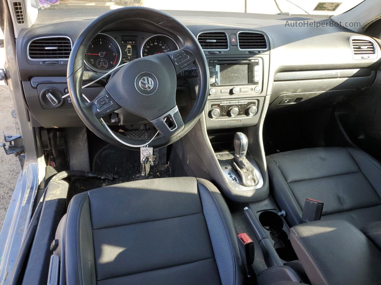 2012 Volkswagen Jetta Tdi Синий vin: 3VWPL7AJ6CM709097