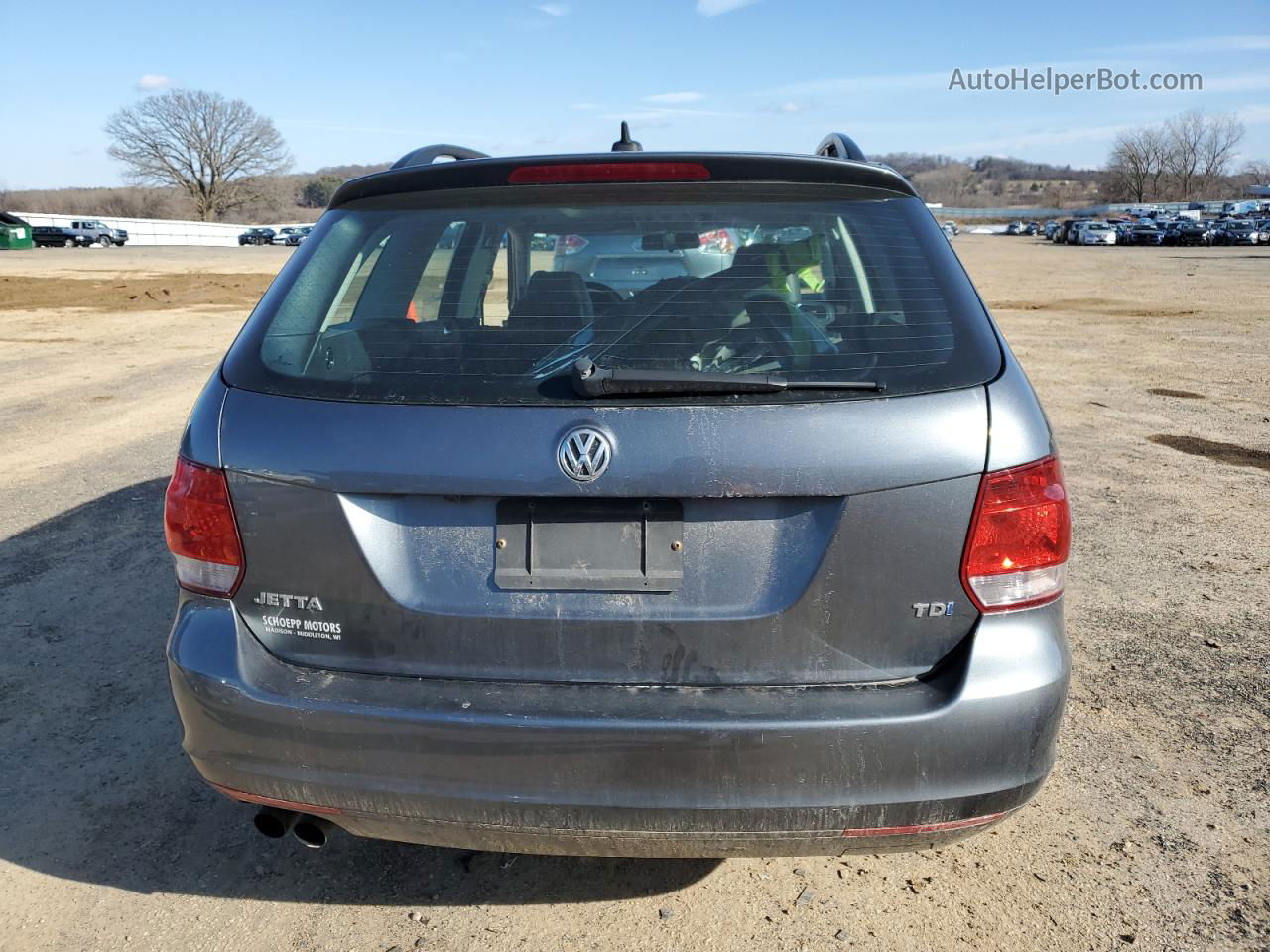 2012 Volkswagen Jetta Tdi Blue vin: 3VWPL7AJ6CM709097