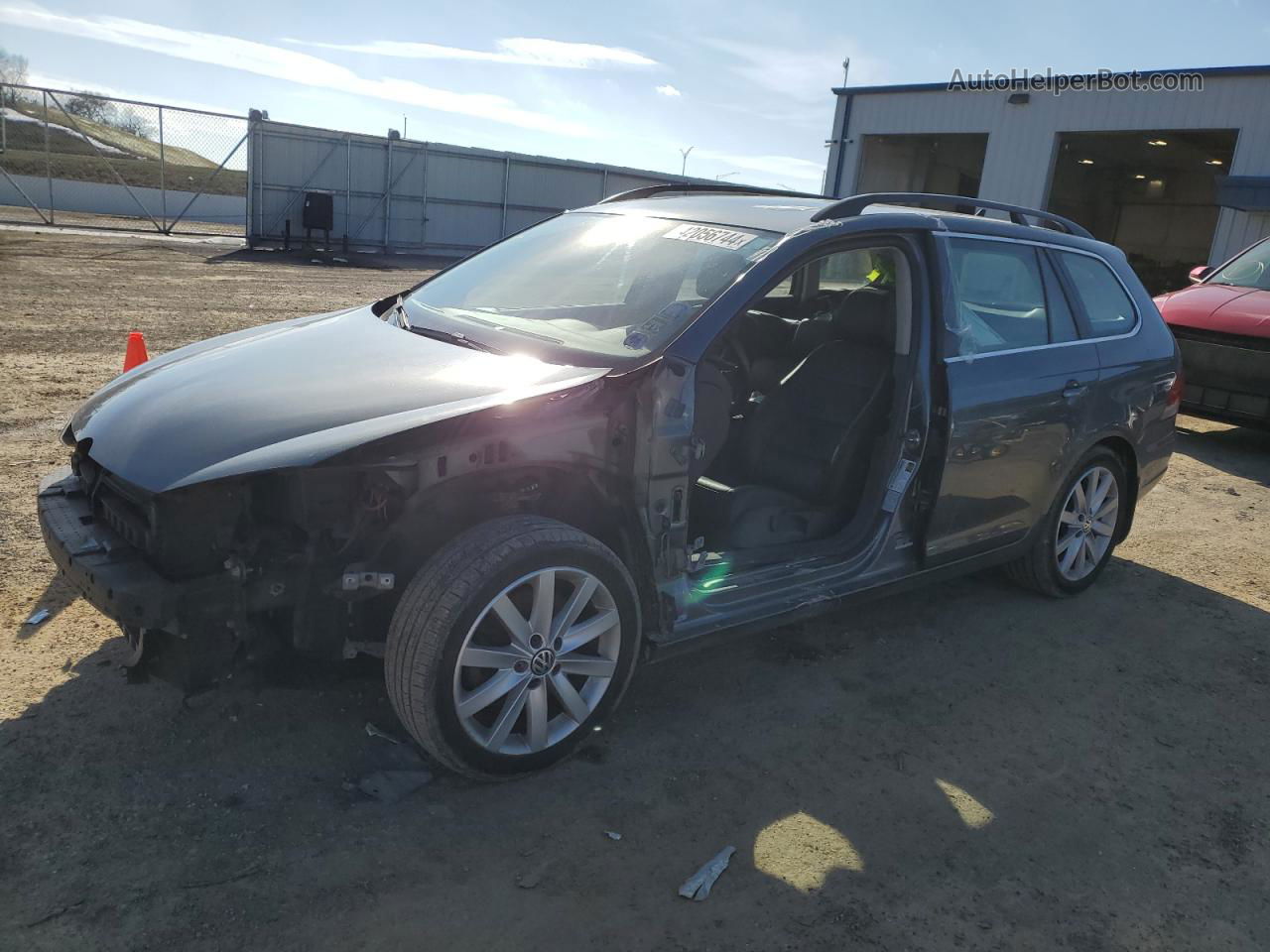 2012 Volkswagen Jetta Tdi Blue vin: 3VWPL7AJ6CM709097