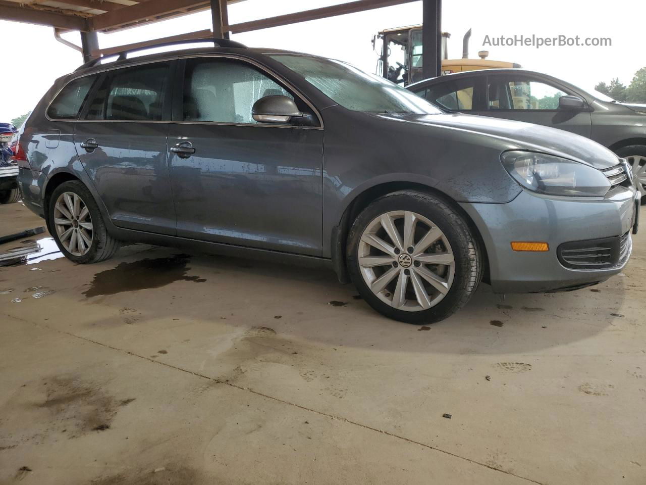 2013 Volkswagen Jetta Tdi Gray vin: 3VWPL7AJ6DM628506