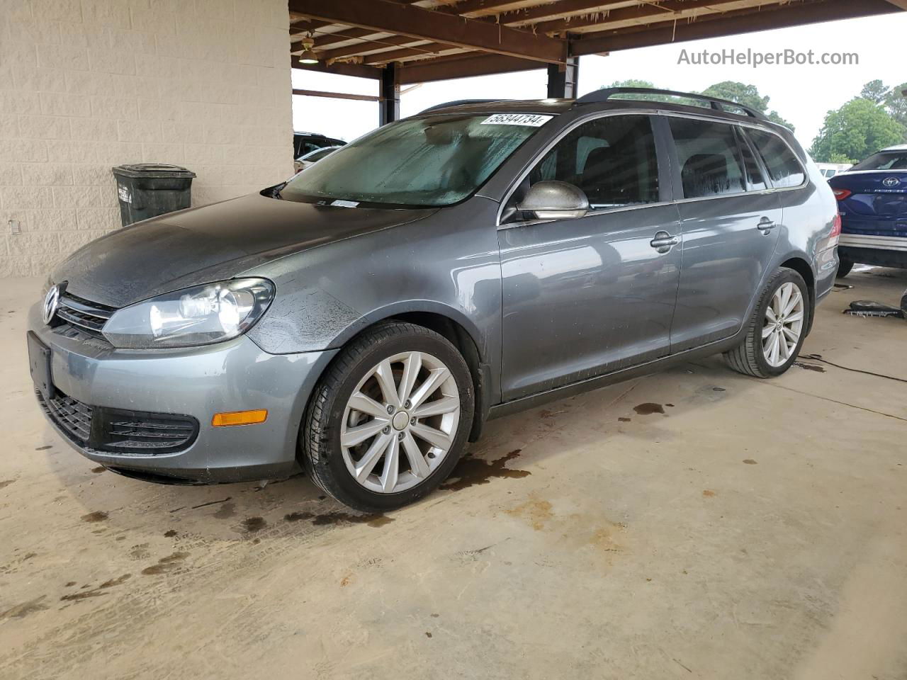 2013 Volkswagen Jetta Tdi Gray vin: 3VWPL7AJ6DM628506