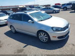 2013 Volkswagen Jetta Sportwagen 2.0l Tdi Silver vin: 3VWPL7AJ6DM695669