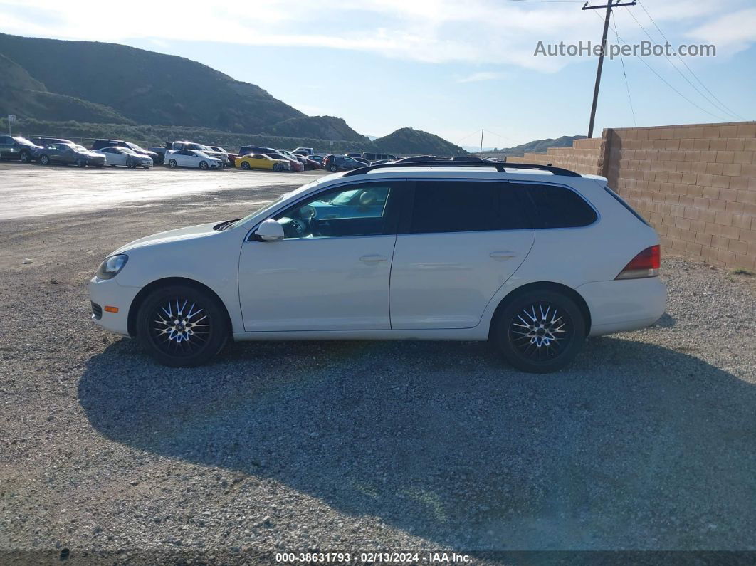 2014 Volkswagen Jetta Sportwagen 2.0l Tdi White vin: 3VWPL7AJ6EM601078