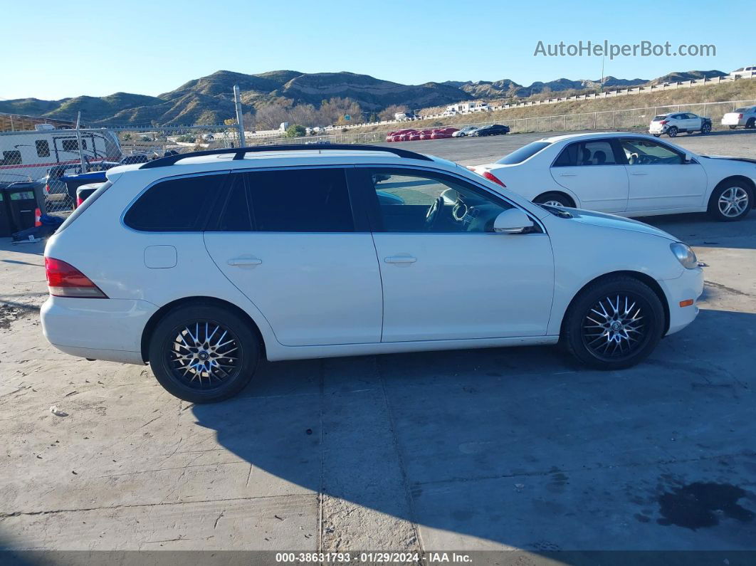 2014 Volkswagen Jetta Sportwagen 2.0l Tdi White vin: 3VWPL7AJ6EM601078