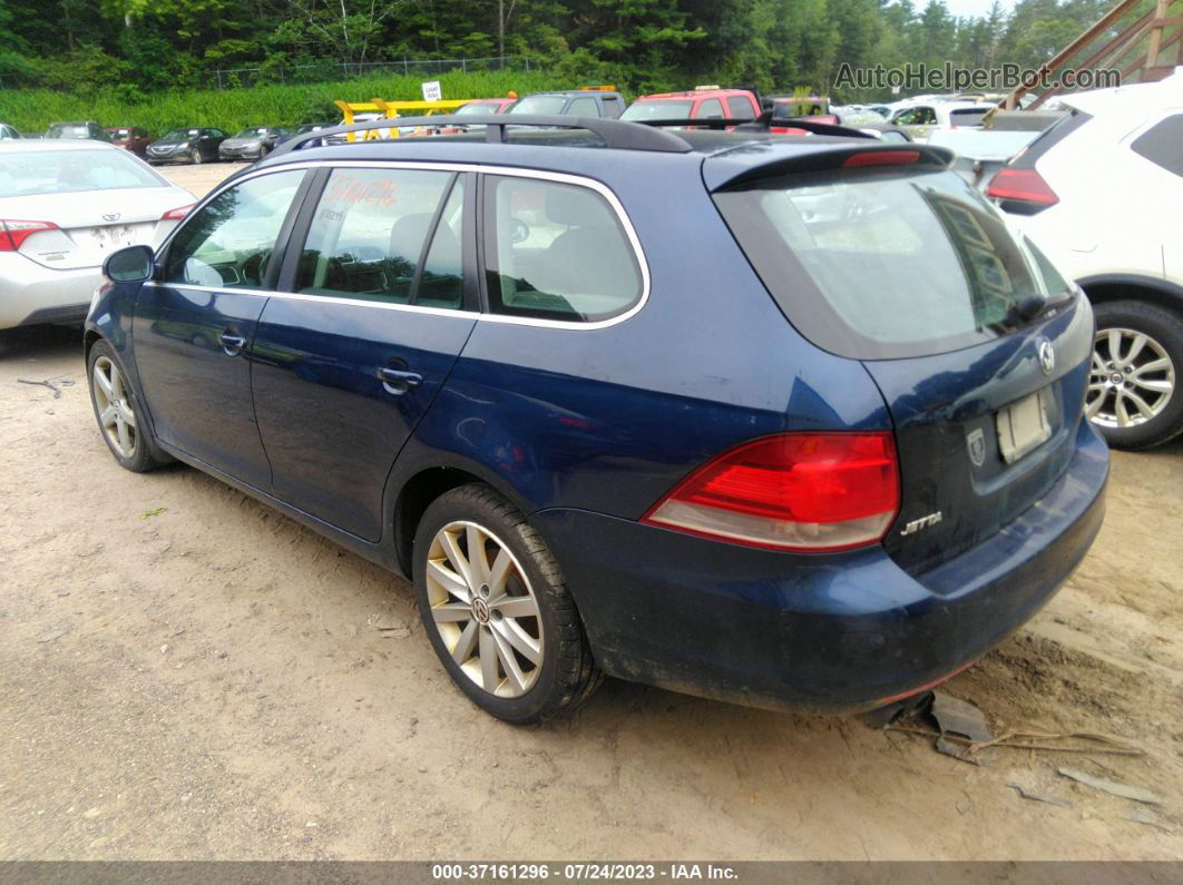 2014 Volkswagen Jetta Sportwagen Tdi W/sunroof Blue vin: 3VWPL7AJ6EM606197