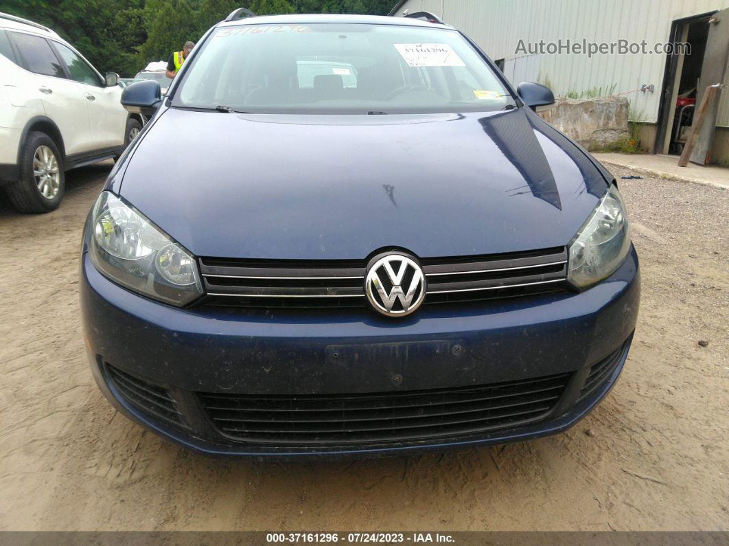 2014 Volkswagen Jetta Sportwagen Tdi W/sunroof Blue vin: 3VWPL7AJ6EM606197