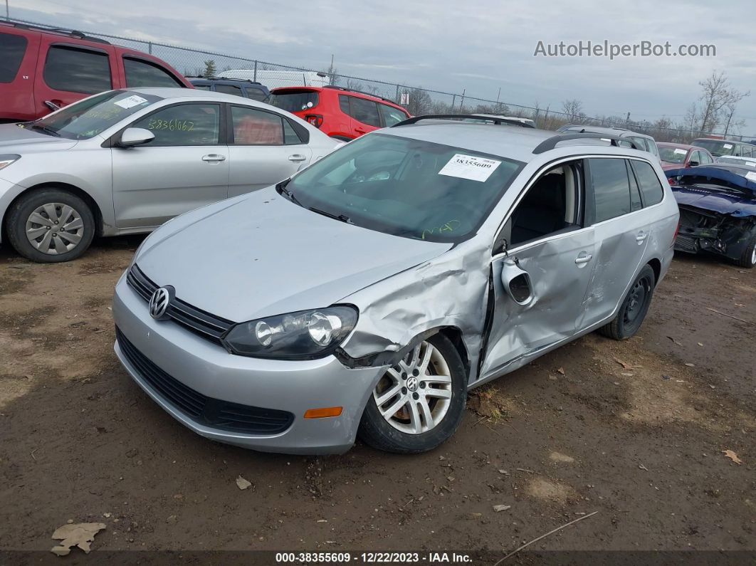 2014 Volkswagen Jetta Sportwagen 2.0l Tdi Silver vin: 3VWPL7AJ6EM616812