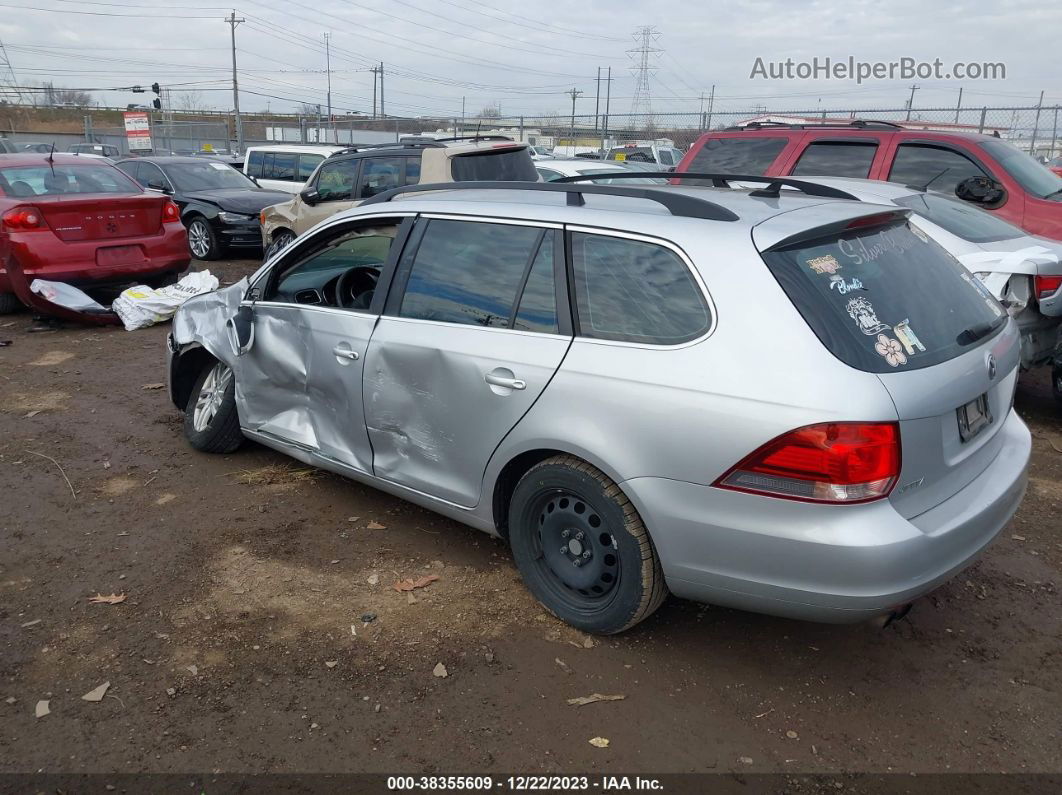 2014 Volkswagen Jetta Sportwagen 2.0l Tdi Silver vin: 3VWPL7AJ6EM616812