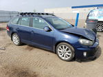 2014 Volkswagen Jetta Tdi Blue vin: 3VWPL7AJ6EM624490