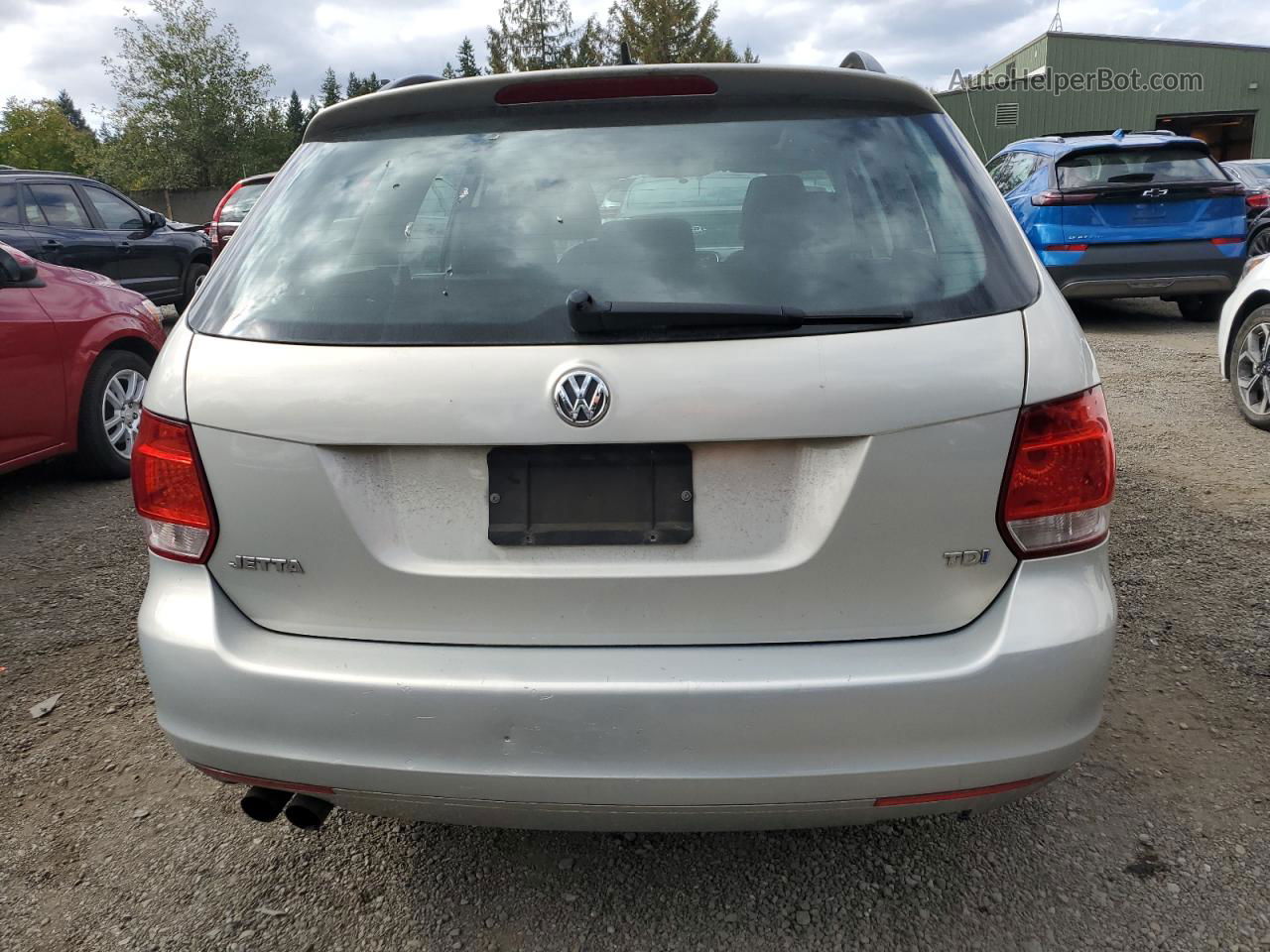 2011 Volkswagen Jetta Tdi Silver vin: 3VWPL7AJ7BM607211