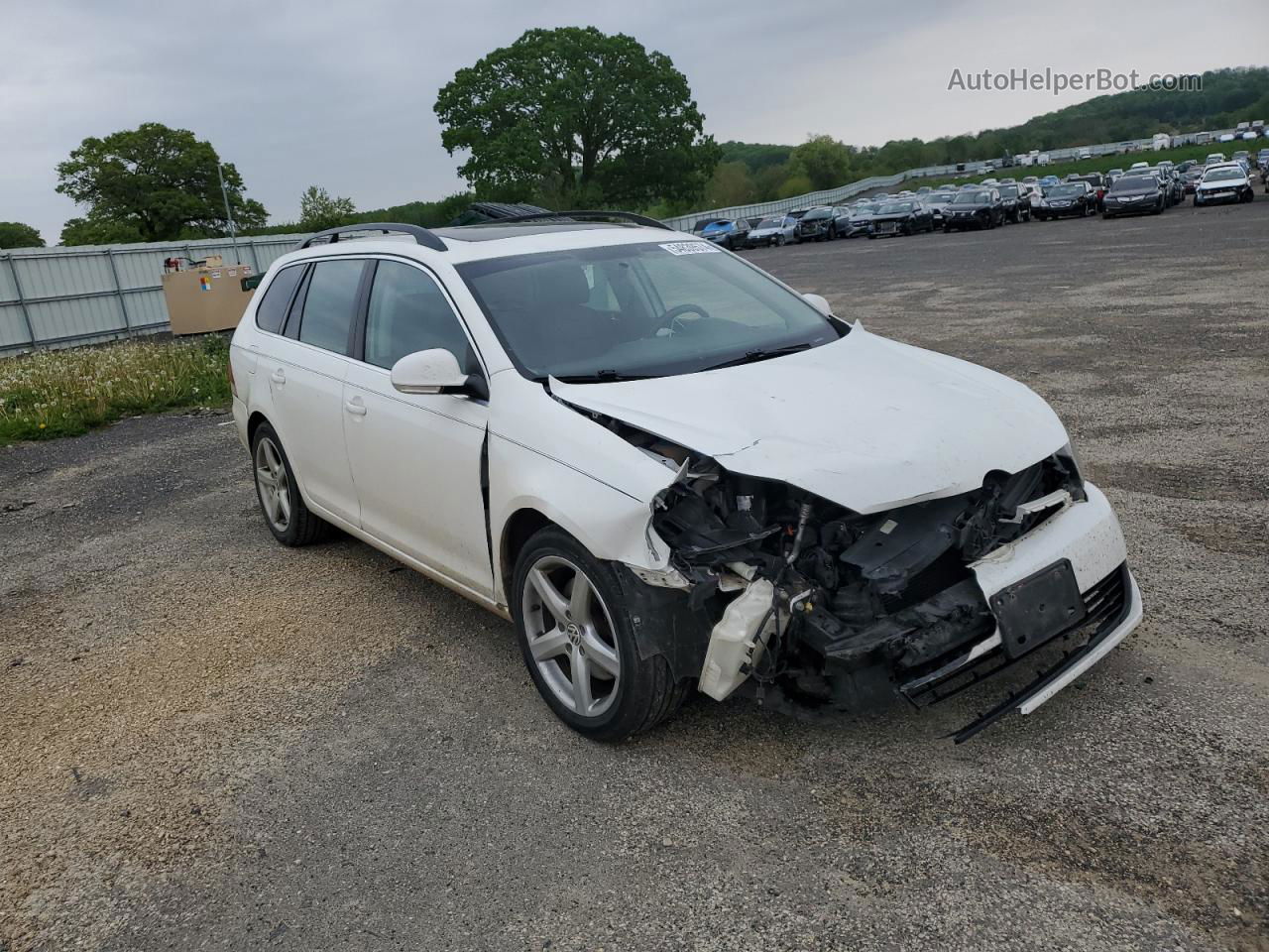 2011 Volkswagen Jetta Tdi Белый vin: 3VWPL7AJ7BM666243