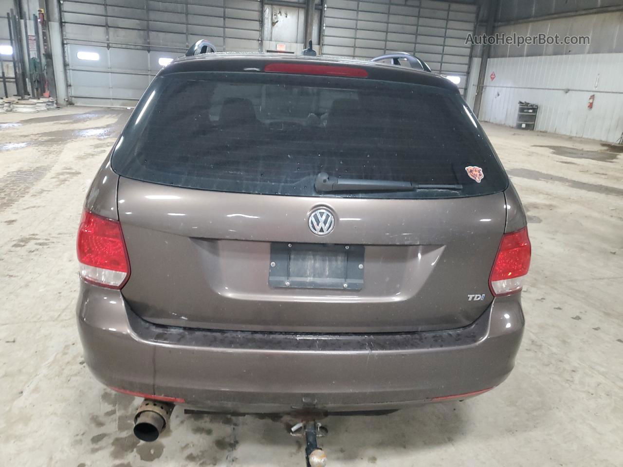 2011 Volkswagen Jetta Tdi Brown vin: 3VWPL7AJ7BM671278